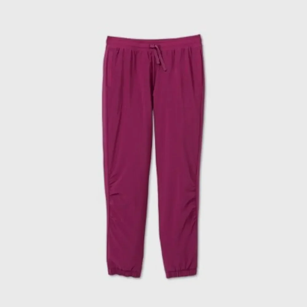 NWT All In Motion Girls' Purple Winter Woven Pants Youth Size XS 4/5